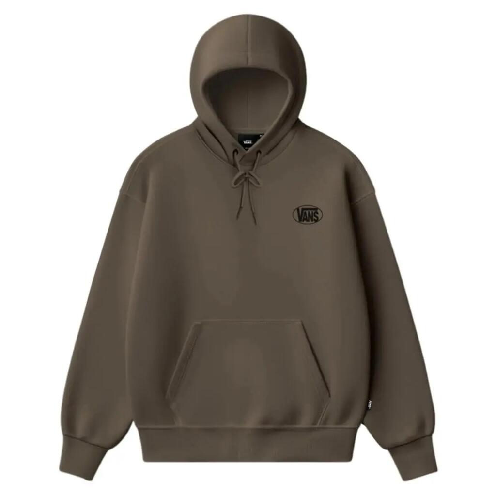 Vans Left chest ii pullover Brown Sweatshirts fleece for Men.