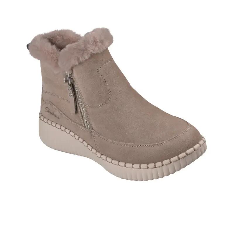 Botines Planos Mujer Skechers Wilshire Blvd - Fresh Zip Marrón 4/5