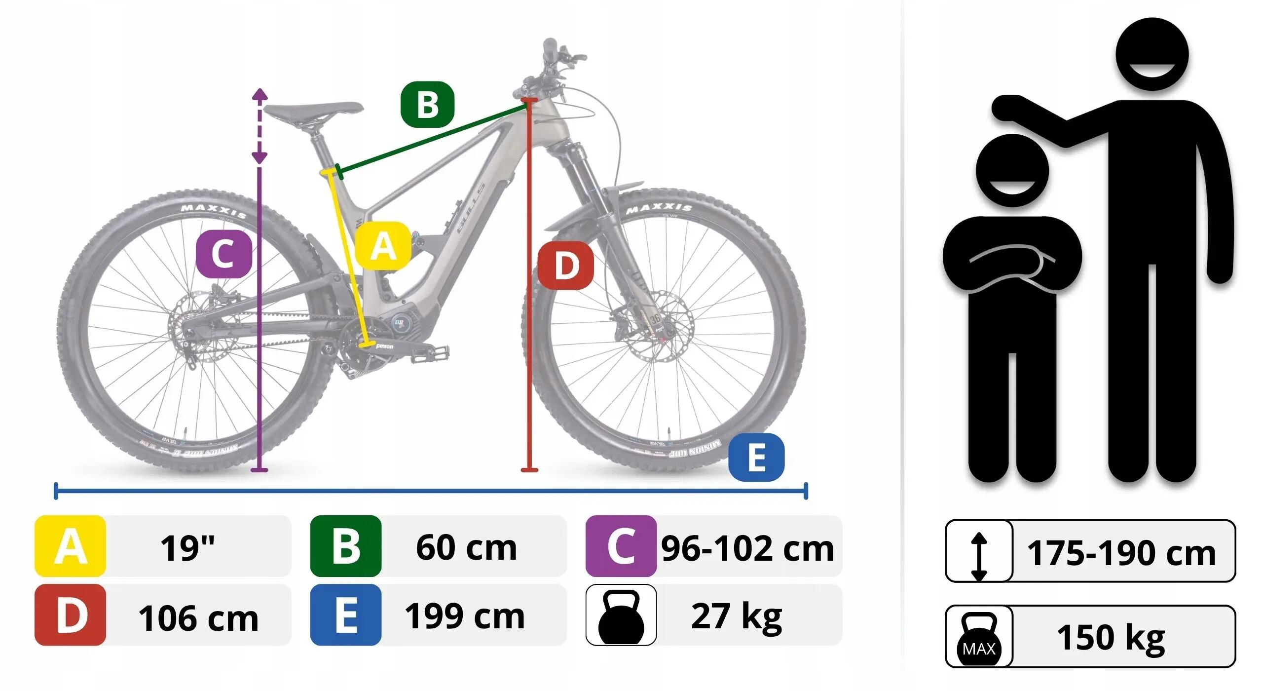 Rower elektryczny górski 29" VUCA EVO A 1, 12 biegów 5/15