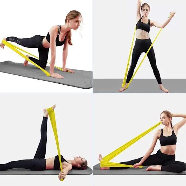 Fitnessband 2000mm Gymnastikband Resistansband Elastique Stretchband 4/5