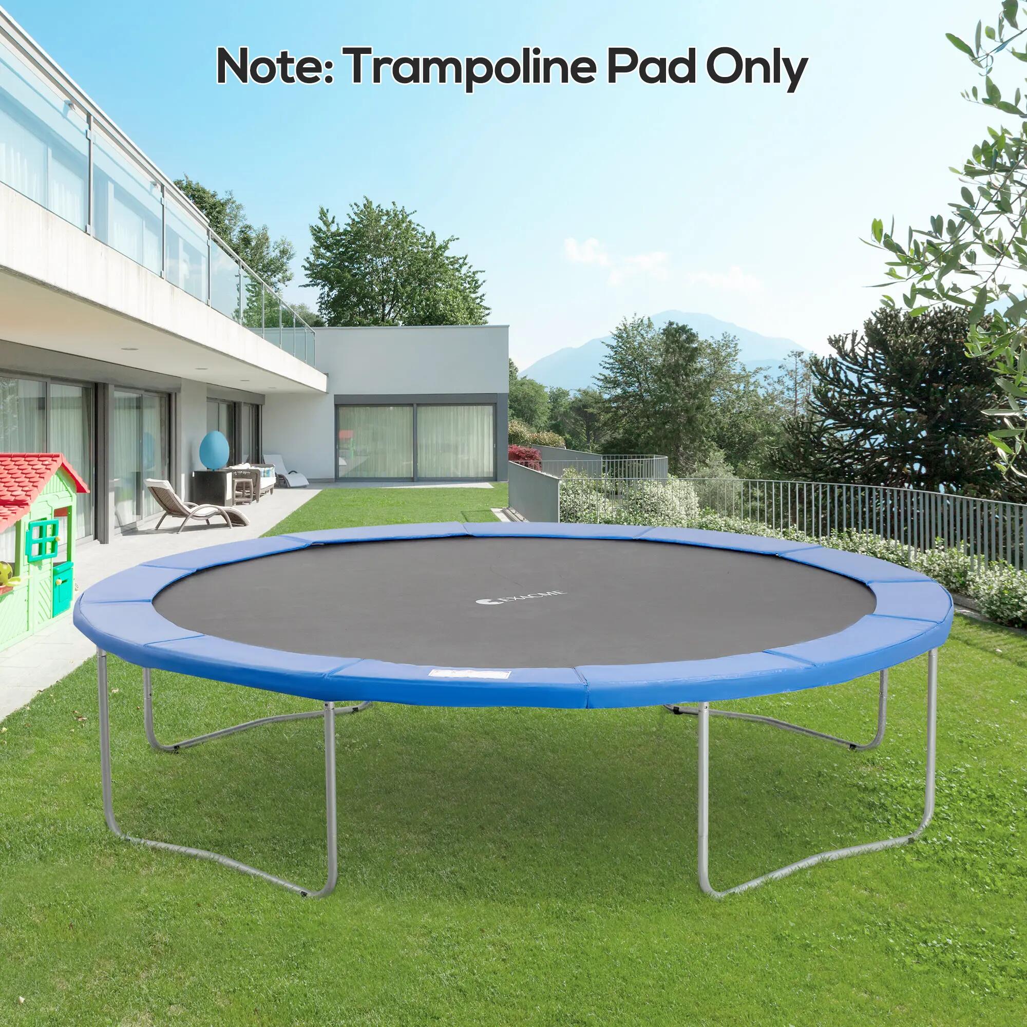 Bordure rembourrée pour trampoline, protection de jardin en plastique, Ø 366 cm, 4/9