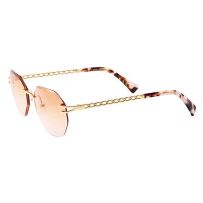 Dames zonnebril polar pgold600202/r goud ovaal cat. 2 filter