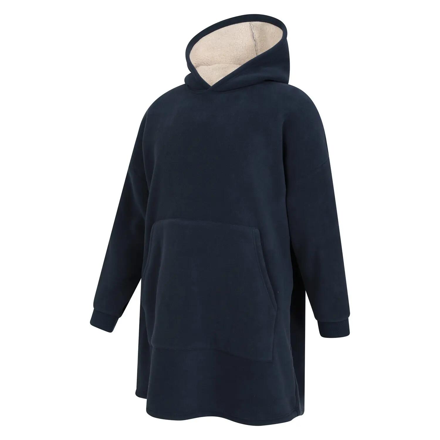 Coperta Con Cappuccio Uomo Mountain Warehouse Snug Blu Navy 4/4