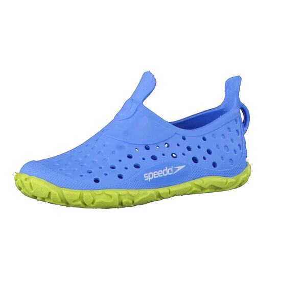 Schoenen - Watersport - Kids - Jelly - Duurzaam, antislip - Blauw/limoengroen