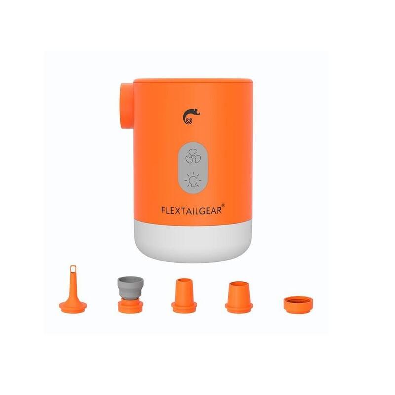 Flextailgear Max Pump 2 Pro 多功能充氣泵連營燈 (USB充電) - 橙色