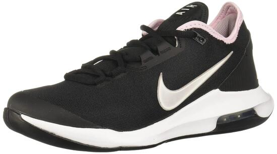 Chaussures - tennis - femme - amorties, respirantes - noir/rose