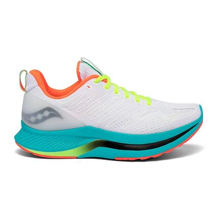 Damen - Laufen - Laufschuhe - Dämpfend, Stabil - Endorphin Shift - Weiß/Blau