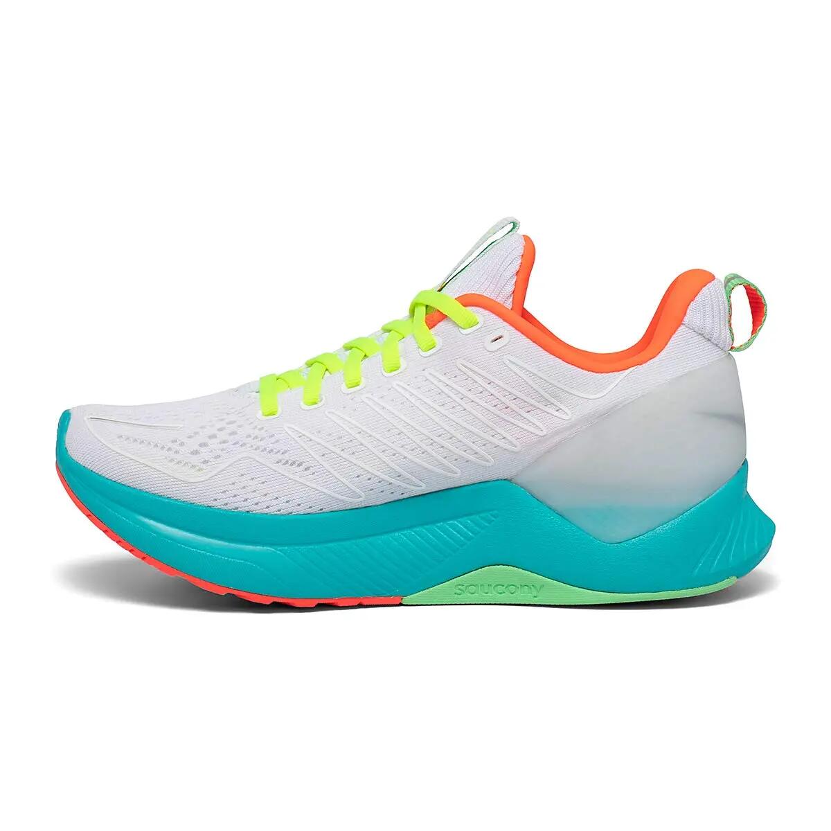 Scarpe - corsa - donna - ammortizzate - endorphin shift - bianco/blu 4/4