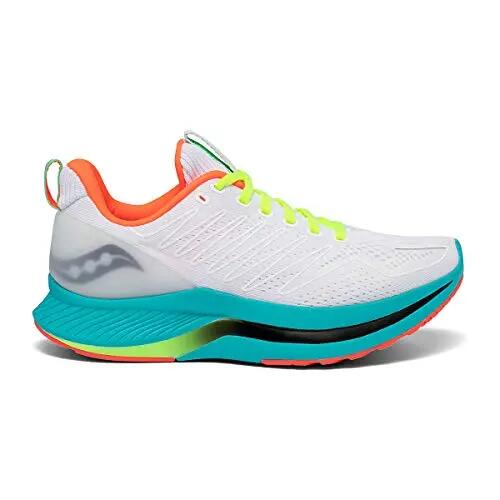 Scarpe - corsa - donna - ammortizzate - endorphin shift - bianco/blu 2/4