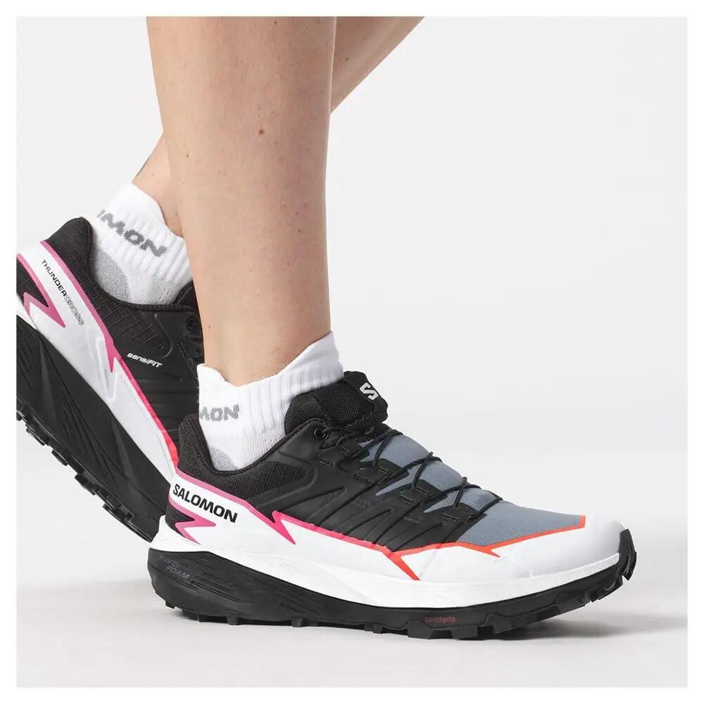 Scarpe - trail - donna - ammortizzate - thundercross - nero 4/4