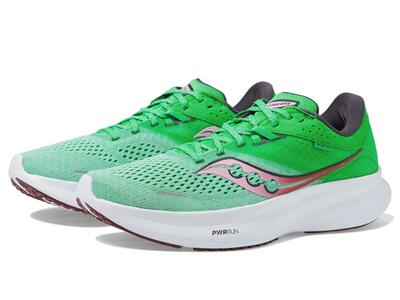 Schoenen - hardlopen - dames - ride 16 - gedempt - groen/roze