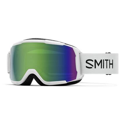 Masque De Ski Grom White Green Solx Mirror Antifog Cat 3 Garçon