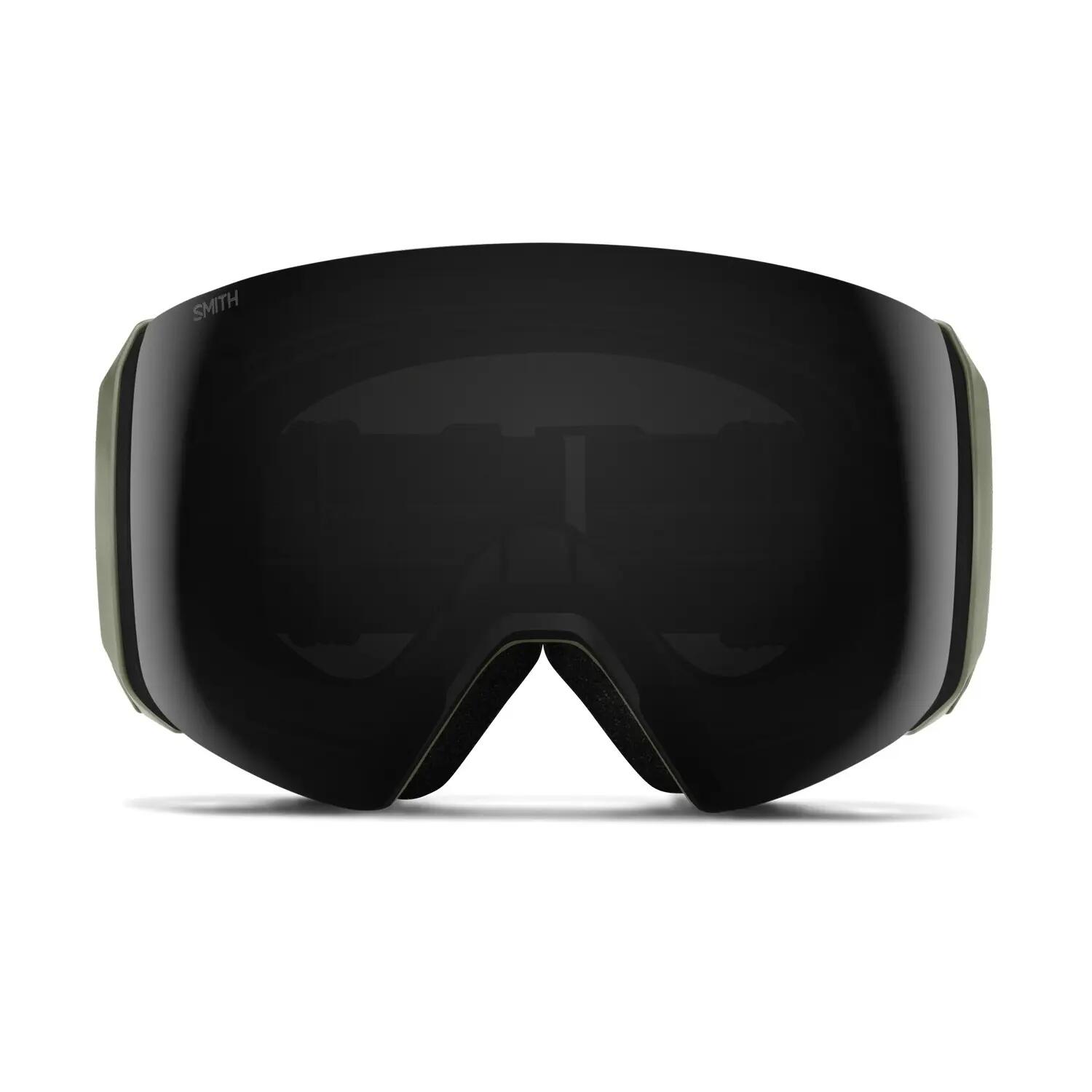 Masque Ski 4d Mag Xl Eye Of The Tiger Chromapop Sun Black Cat 3 + Cat 1 Homme 3/4