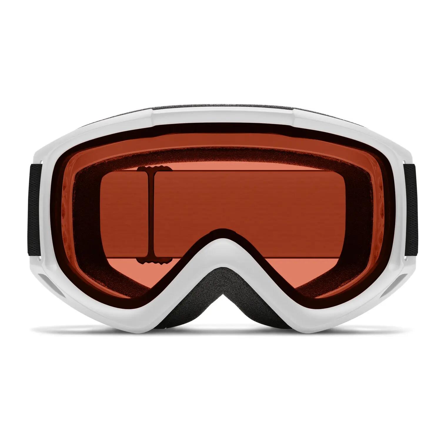 Masque De Ski Cascade Classic White Rose Copper Antifog Cat 2 Homme 3/4