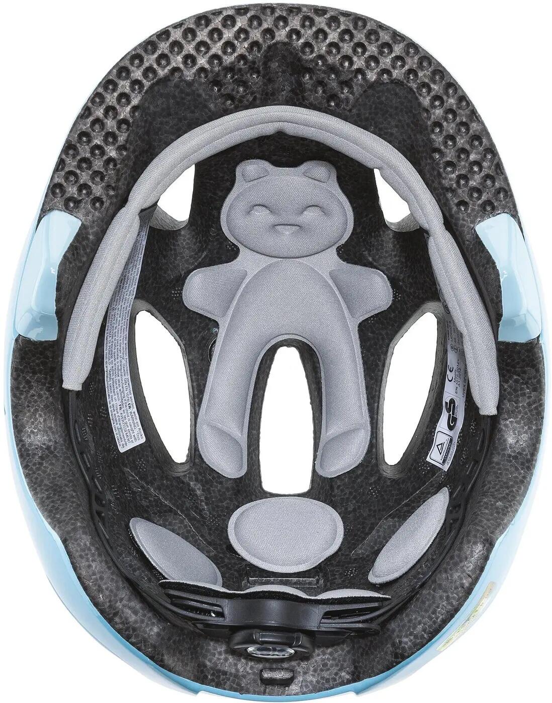 Kinder - fahrrad-helm - belüftet xtra - oyo - cloud blue 4/5