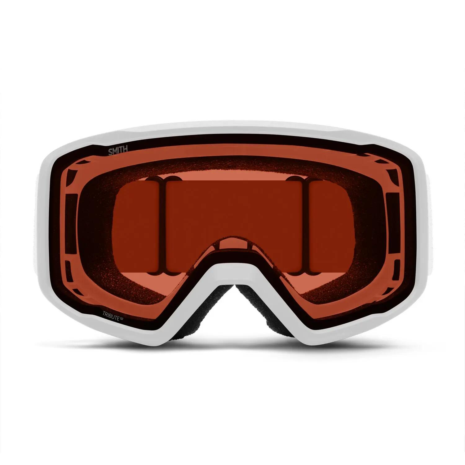 Masque De Ski Tribute White Rose Copper Antifog Cat 2 Homme 3/4