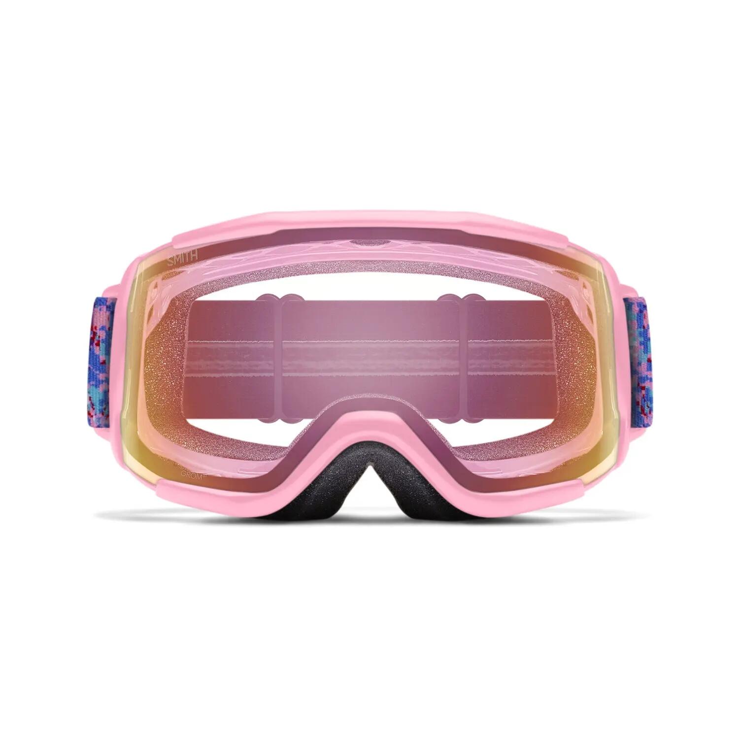 Masque Ski Grom Bright Pink Lofi Butterfly Red Sensor Mirror Antifog Cat 1 Fille 2/4
