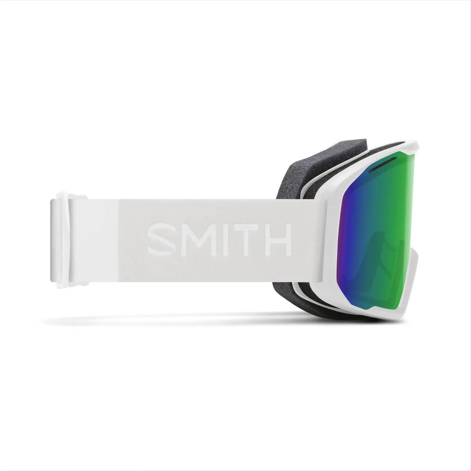 Men's Blazer Ski Goggles - White Green Solx Mirror Antifog Cat 3 3/5
