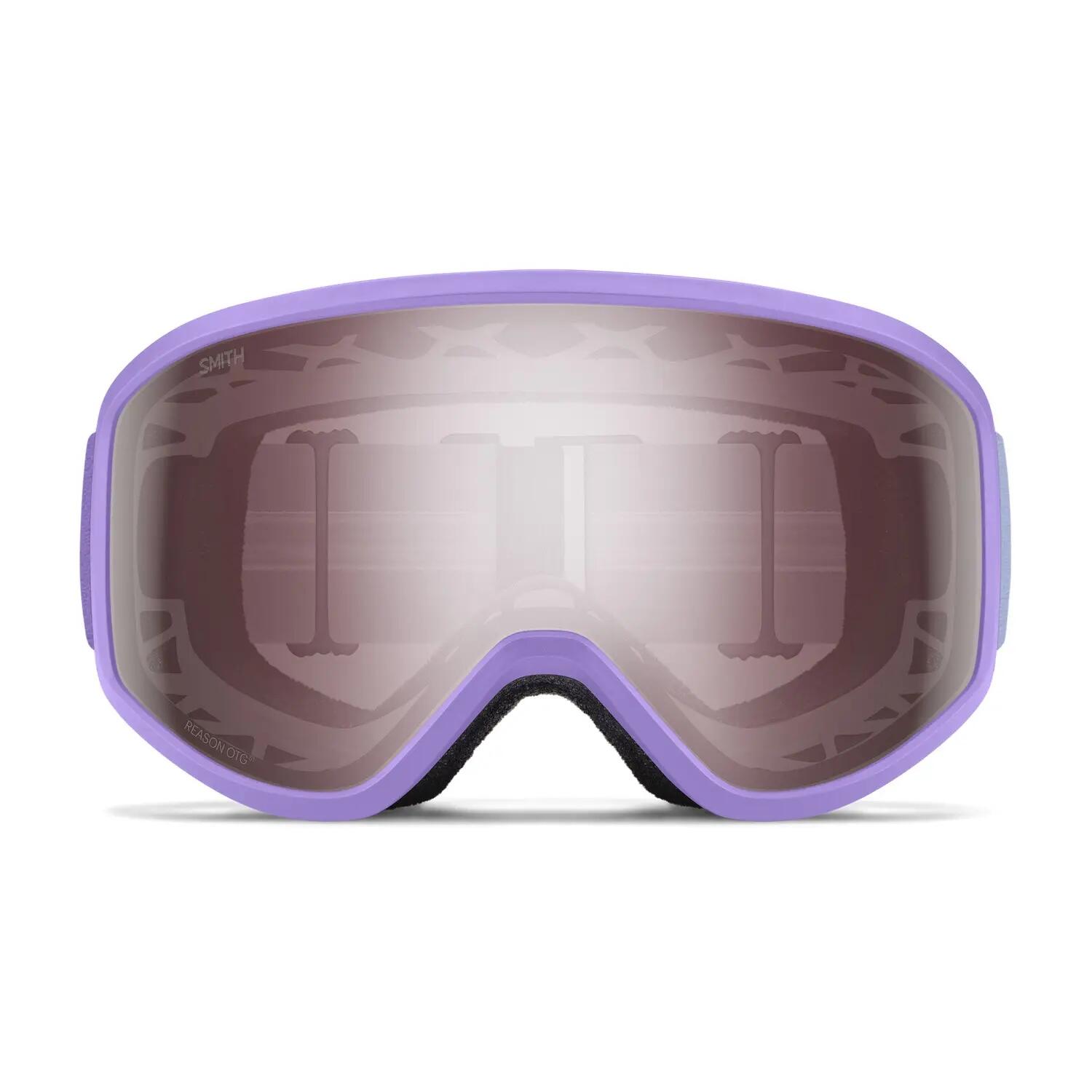 Masque De Ski Reason Otg Light Lavender Ignitor Mirror Antifog Cat 2 Femme 3/4