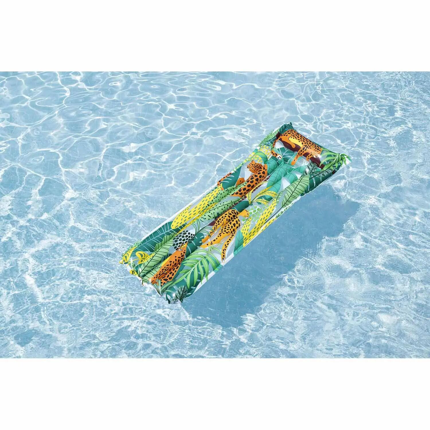 Dmuchany materac do pływania Bestway 44033-06 plażowy wodny duży 183x69 cm 7/13