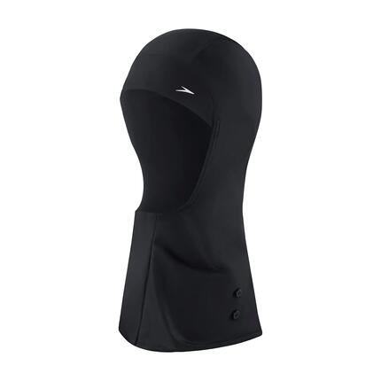 Bonnet de bain - natation - femme - couvrant, confortable - noir