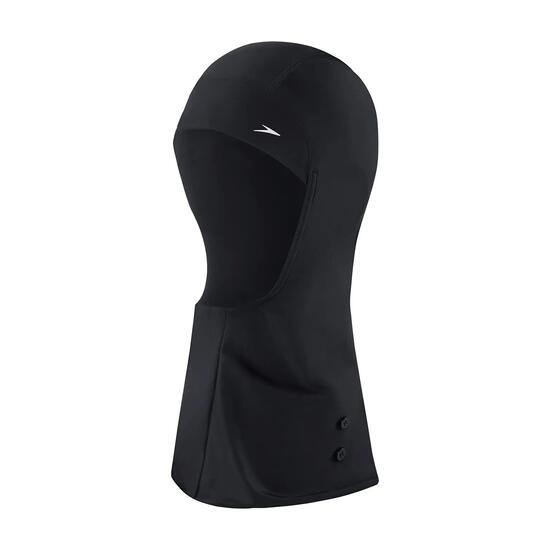 Bonnet de bain - natation - femme - couvrant, confortable - noir