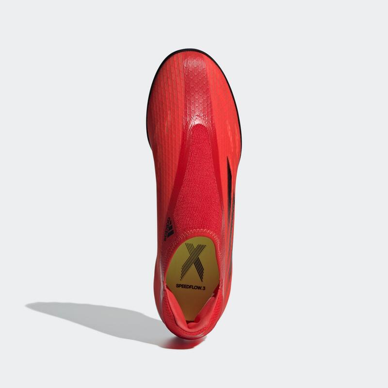 Zapatilla de fútbol X Speedflow.3 Laceless moqueta