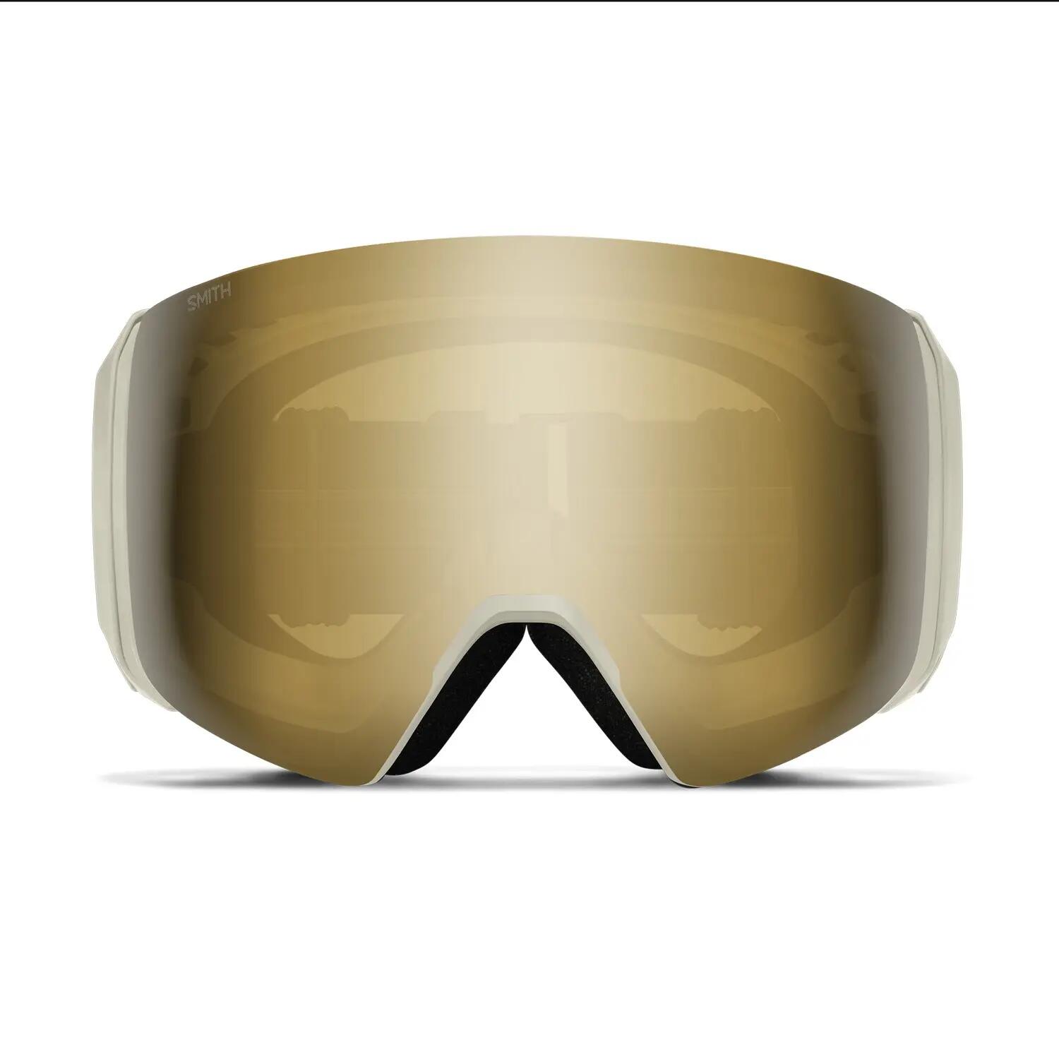 Masque Ski 4d Mag Xl Chalk Chromapop Sun Black Gold Mirror Cat 3 + Cat 1 Homme 2/4