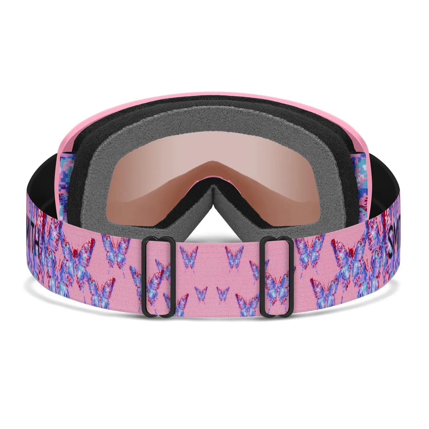 Maschera Sci Snowday Jr Bright Pink Lofi Butterfly Copper Antifog Cat 2 Bambina 4/4