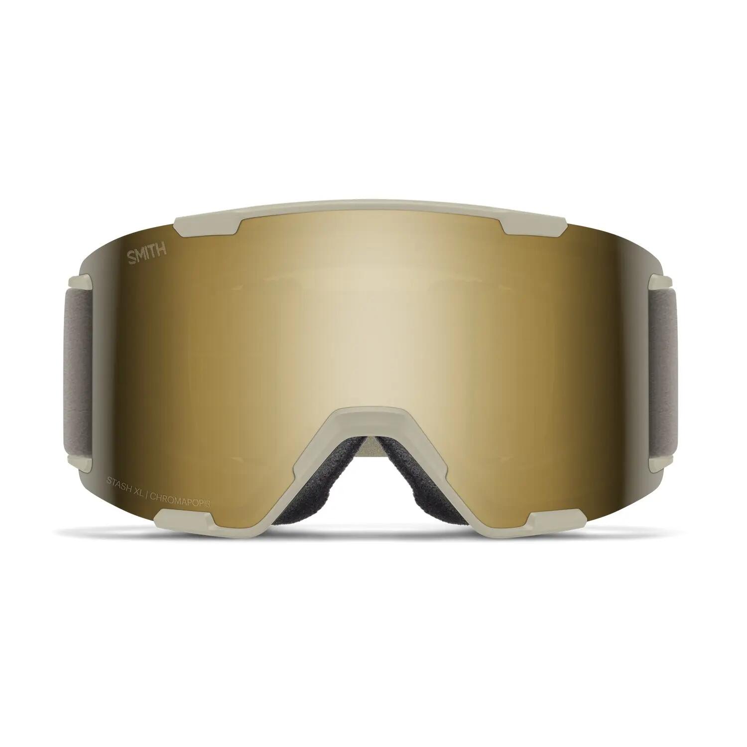 Masque Ski Stash Xl Chalk Chromapop Sun Black Gold Mirror Cat 3 + Cat 1 Homme 3/4