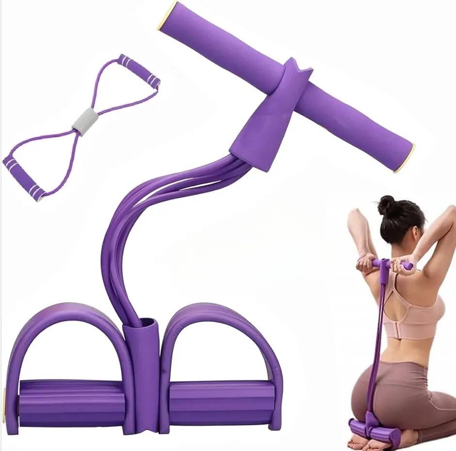 Équipement de fitness à domicile (2 pièces) avec extenseur et appareil de muscul 1/7