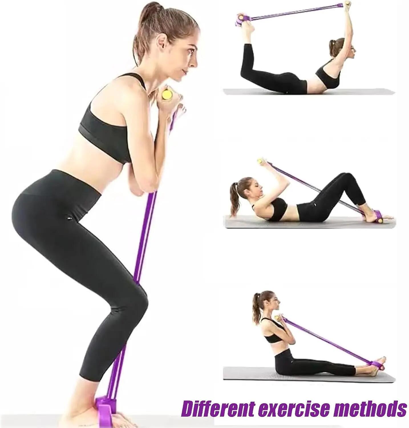 Équipement de fitness à domicile (2 pièces) avec extenseur et appareil de muscul 5/7