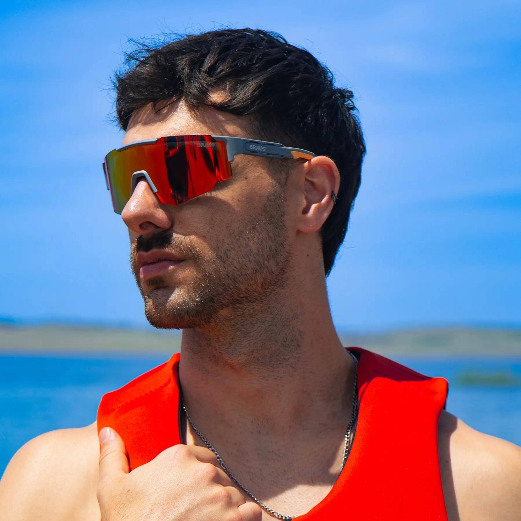Gafas deportivas BRAVE ACTIVE Fire Drop polarizadas UV400 2/6