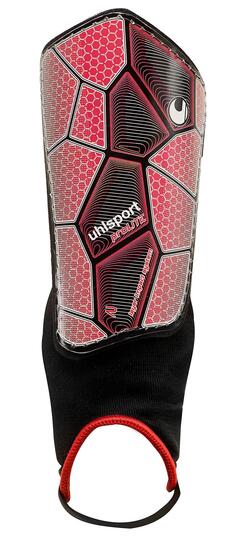 Protège-tibias - Football - Homme - Légers, Protecteurs - Pro Lite - Rouge/Noir