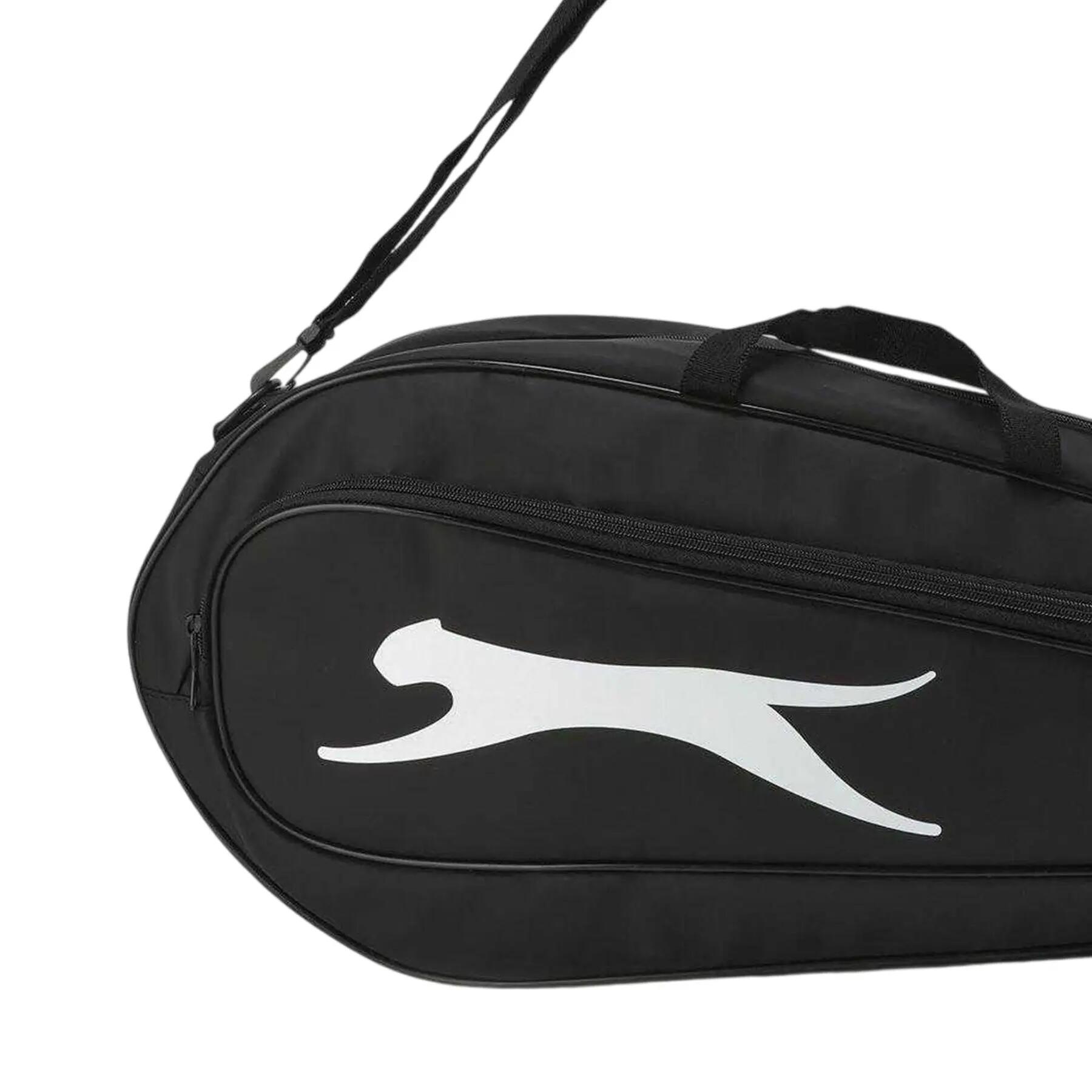 Schlägertasche, Tennis, 3 Damen und Herren Schwarz Einheitsgröße 3/3