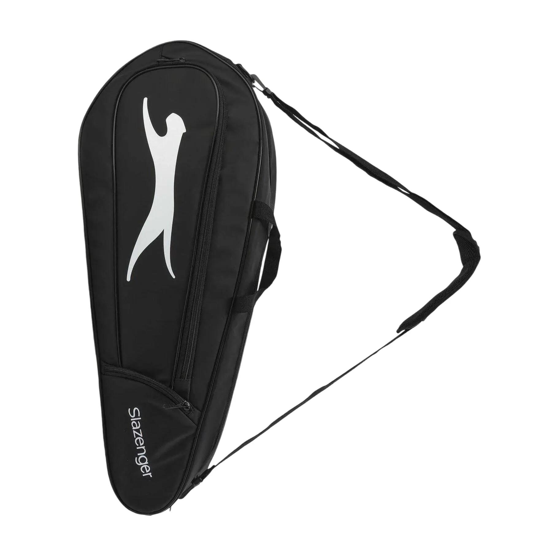 Schlägertasche, Tennis, 3 Damen und Herren Schwarz Einheitsgröße 2/3