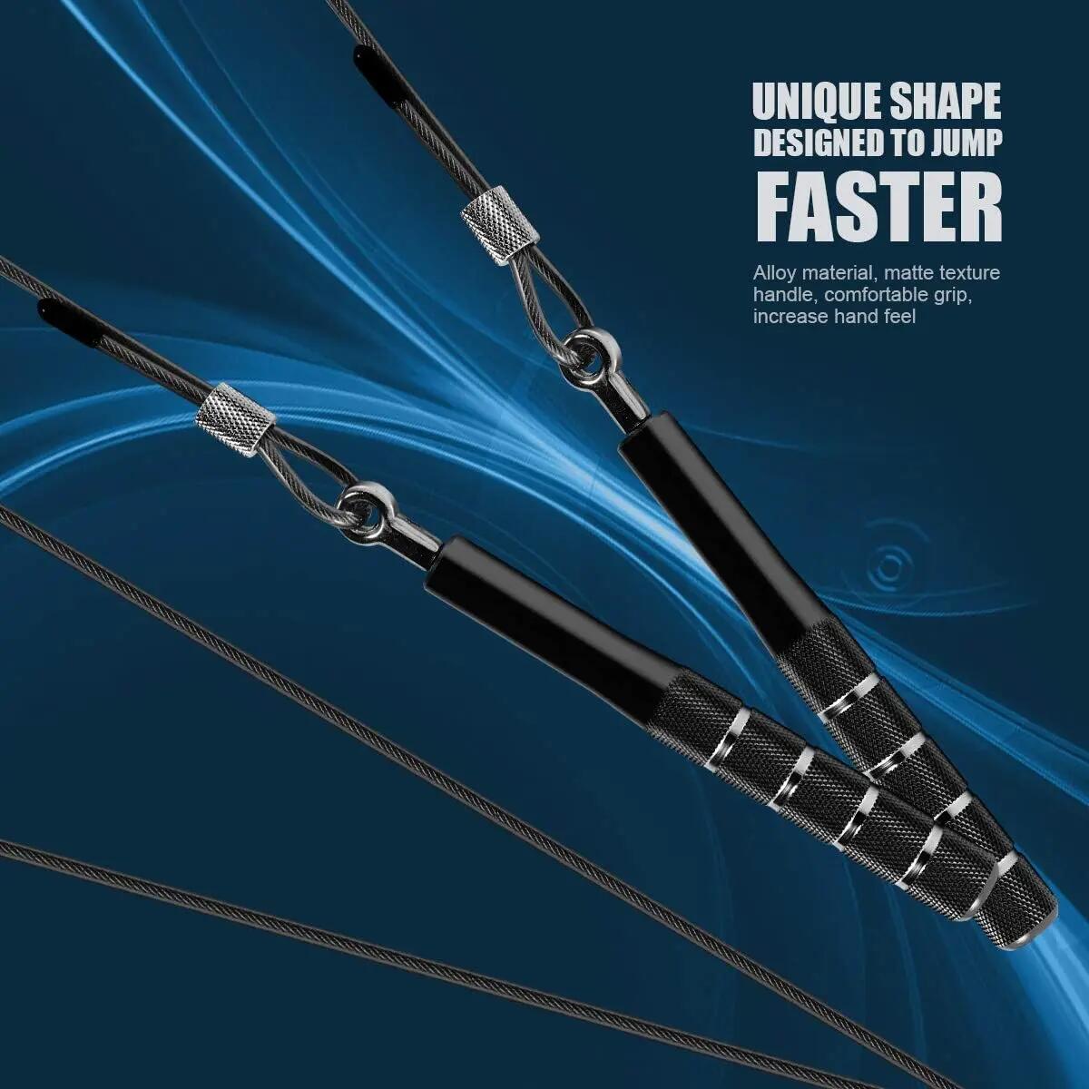 Corde à sauter Wastou Speed pour le fitness, réglable, pour adultes, hommes 4/6