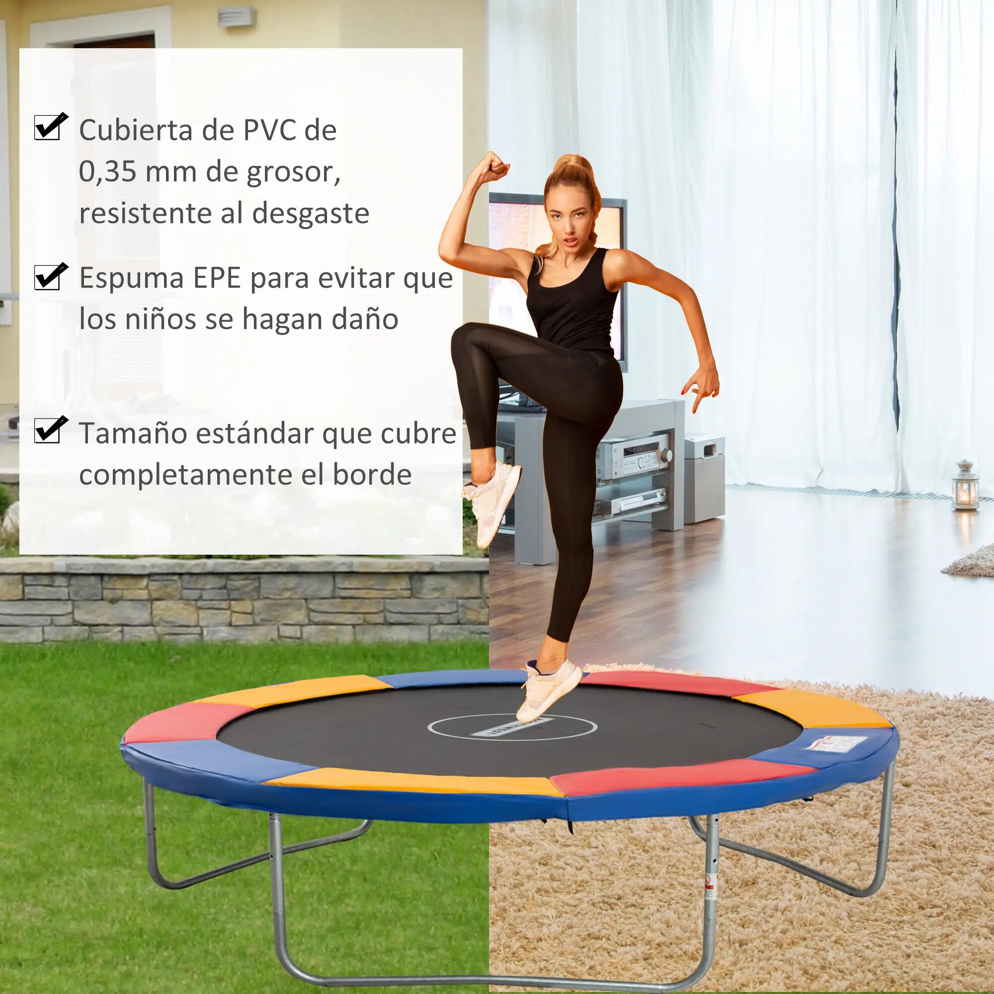Bordure de protection - gymnastique - rembourrée - multicolore 6/6