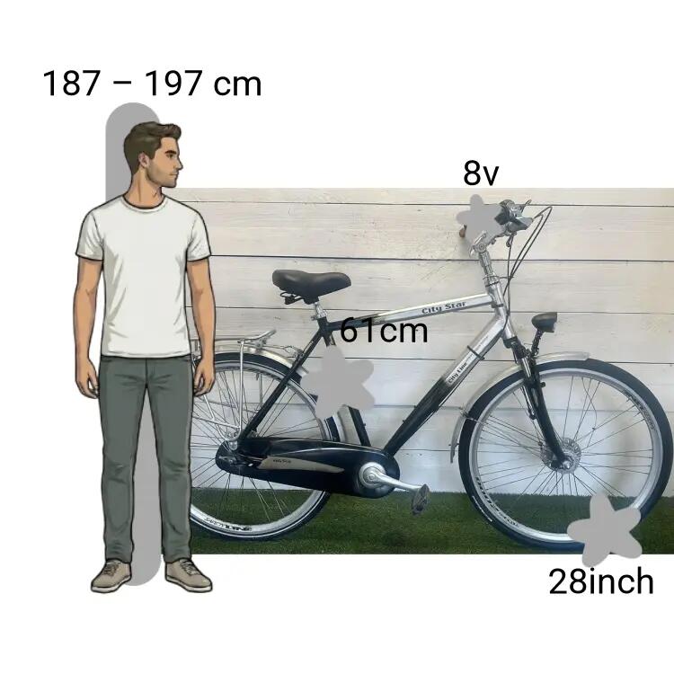 Bicicletta usata City Star City Line 2/4