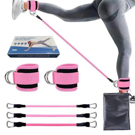 Sangle Cheville Musculation Poulie, Sangle de Cheville Réglable Gymnastique, San