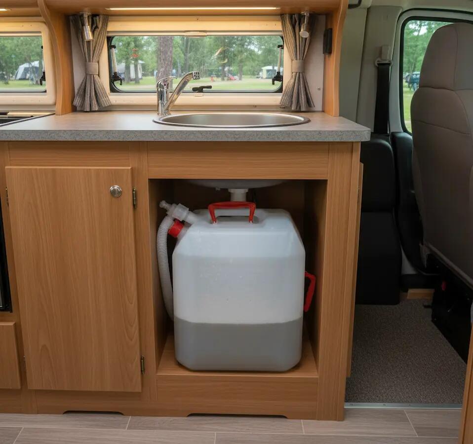 Abwasser Kanister 20 L  Camping Faltkanister Wasser 4/5