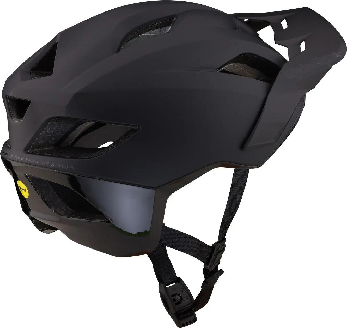 Troy Lee Designs Flowline SE Mips Stealth Helmet Black 2/5