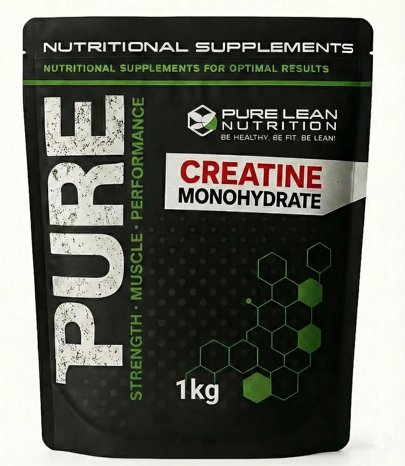 1KG Creatine Monohydrate Powder HPLC Tested Gym Workout Enhancer Supplement