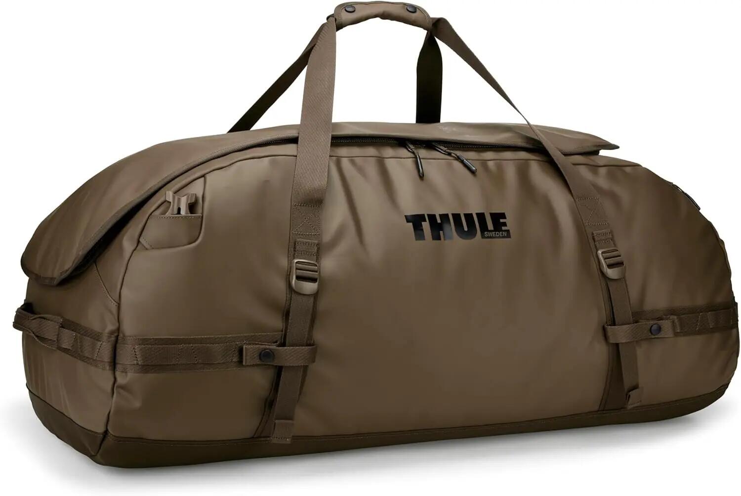 Thule Chasm 130L Duffel Overnight Bag Convertible Backpack Duffle in Deep Khaki