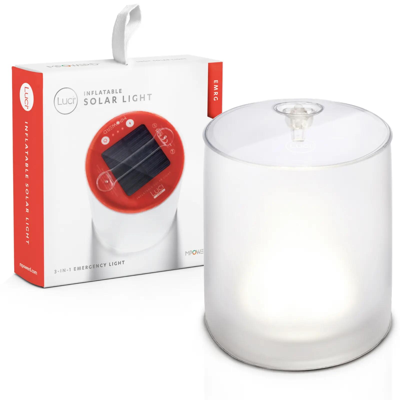 Inflatable Solar Light by MPOWERD Luci Camping Lantern Waterproof - EMRG
