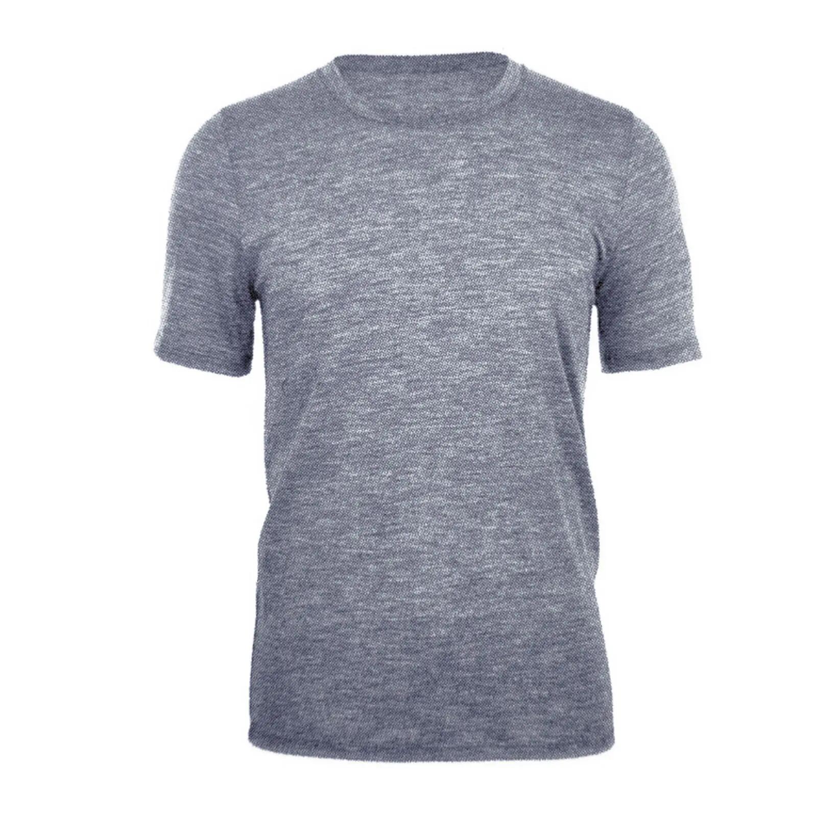 MERINO SKINS Mens Classic Crew Neck Tee Wool Thermal T-Shirt Short Sleeve