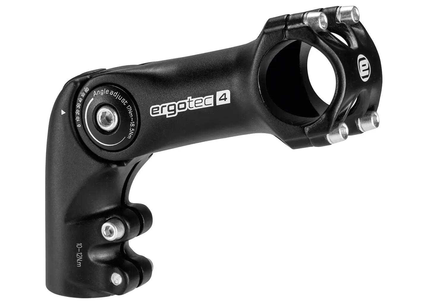 ATTACCO MANUBRIO REGOLABILE AHEAD SET 1''1/8 L90 ERGOTEC OCTOPUS AHEAD 50 ALU BL 3/7