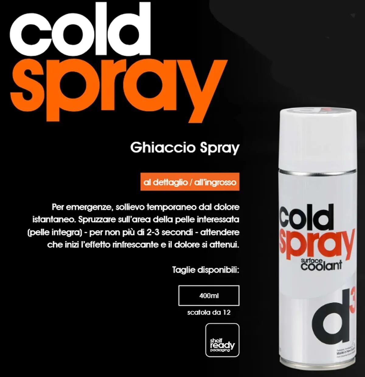 D3 Ghiaccio Spray 400 ml Confezione 12 Refrigerante per Traumi Sportivi 2/7