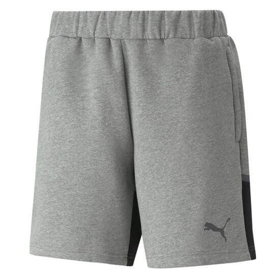 Puma TeamCup Casuals Short — Gris, 2XL, Coton