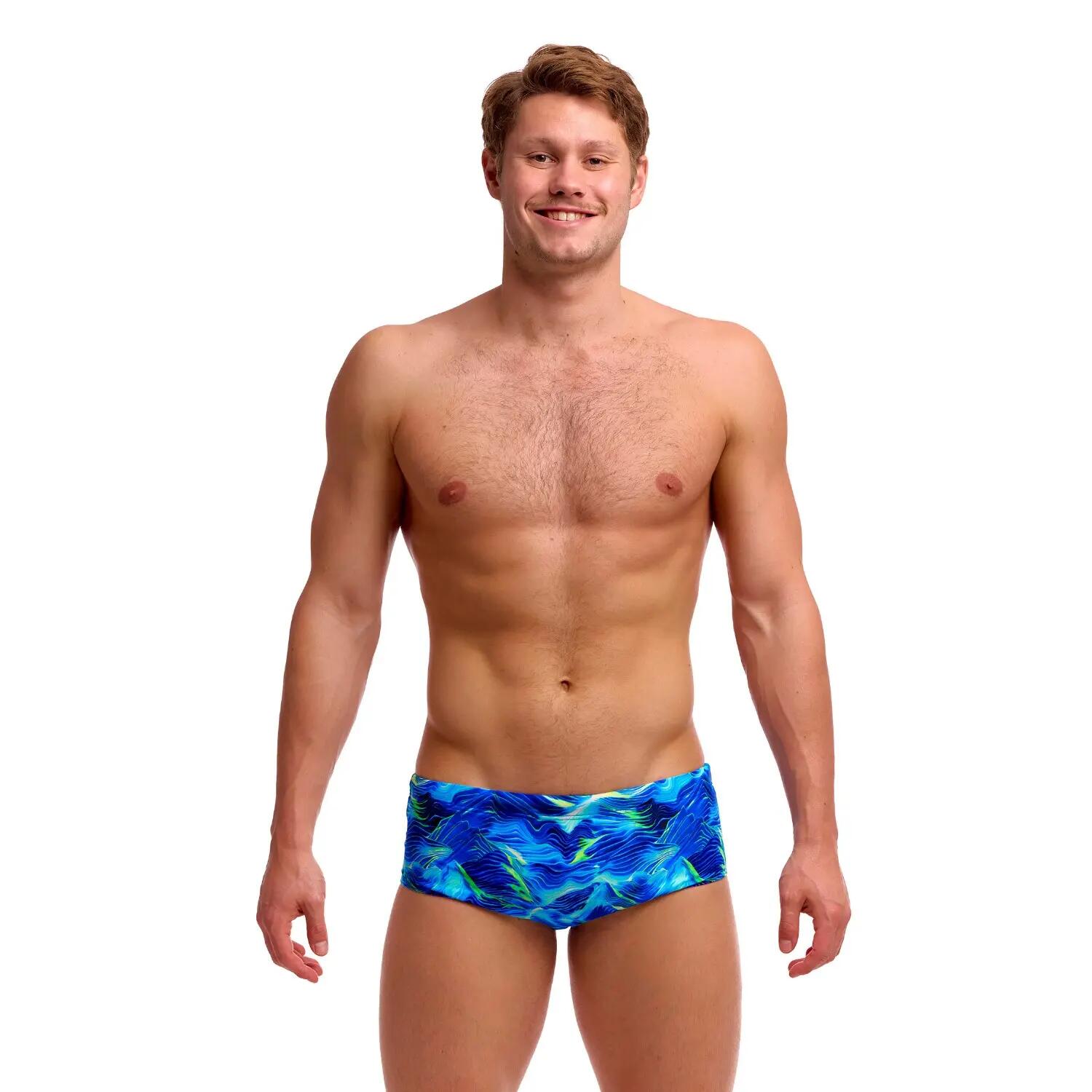 Funky Trunks Badehose Herren Sidewinder Trunk Storm Chaser 4/12